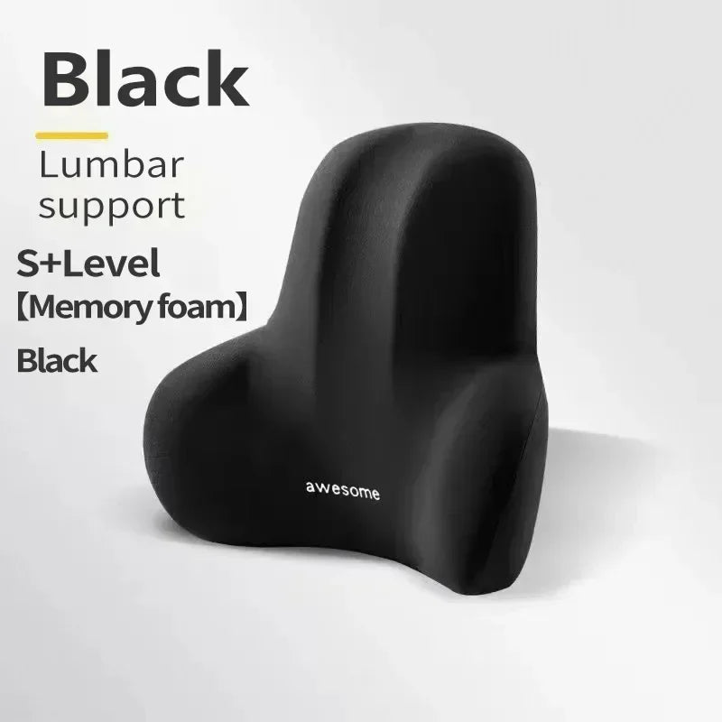 Coussin de dossier lombaire en mousse à mémoire de forme, pour chaises de jeu de bureau et Support de taille post-partum, oreiller multifonctionnel anti-douleur