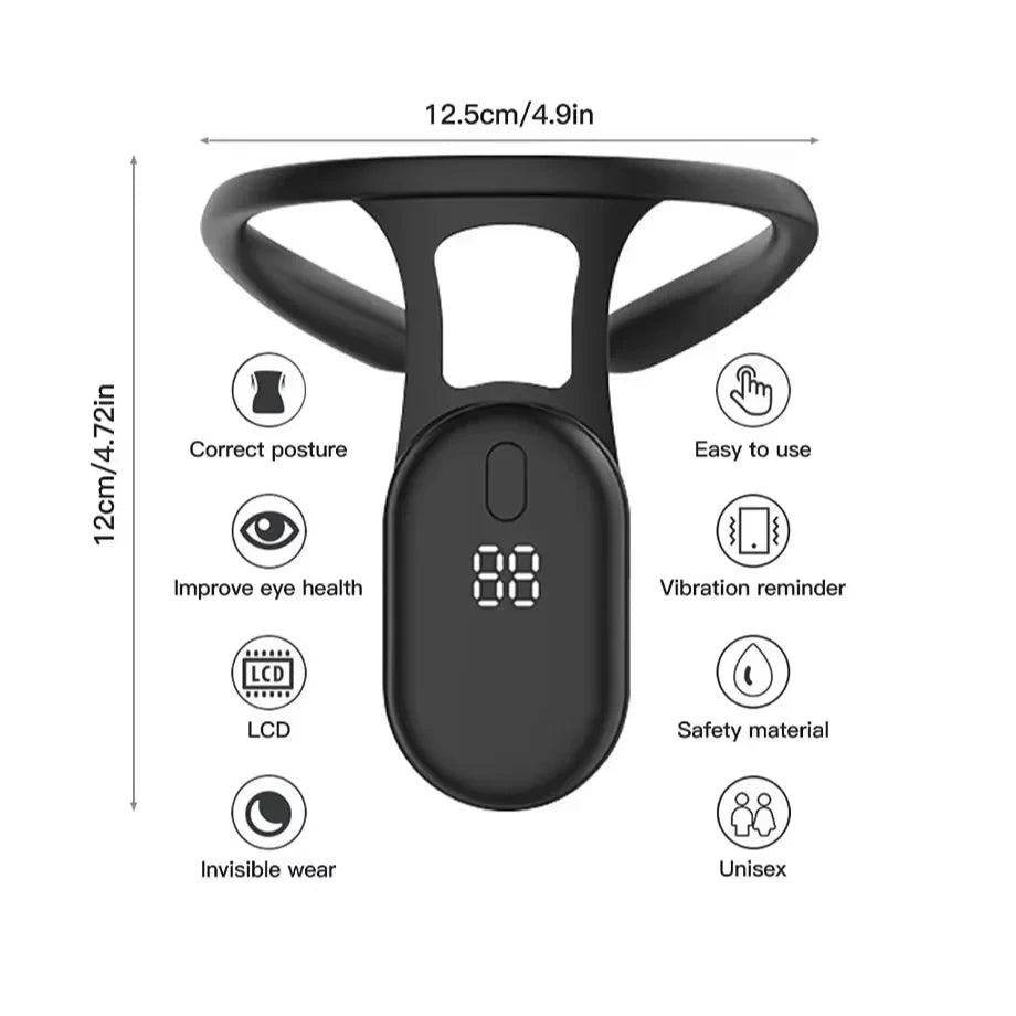 Correcteur de Posture intelligent Miicro Vibration capteur de rappel d'entraînement de Posture dos Posture cou bosse correcteur pour enfants adultes