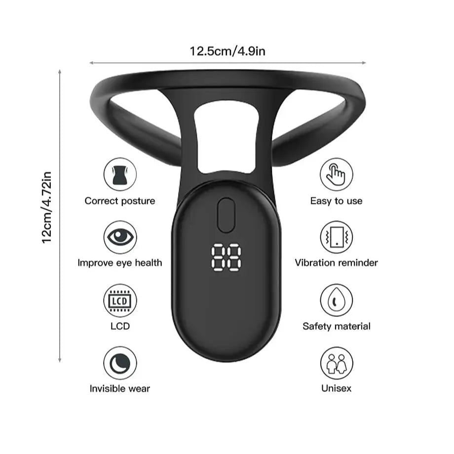 Correcteur de Posture intelligent Miicro Vibration capteur de rappel d'entraînement de Posture dos Posture cou bosse correcteur pour enfants adultes