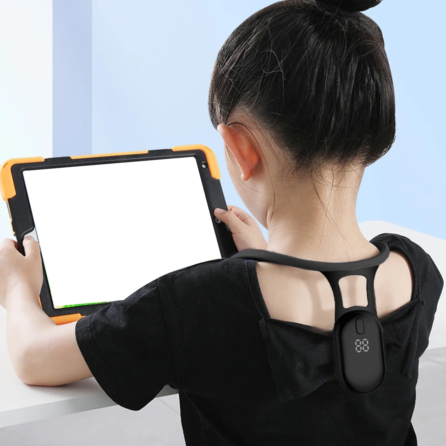 Correcteur de Posture intelligent Miicro Vibration capteur de rappel d'entraînement de Posture dos Posture cou bosse correcteur pour enfants adultes